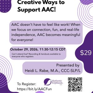 Flier with an overview of the webinar